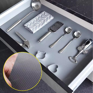 Topcent Moisture-Proof Fridge Kitchen <strong>Table</strong> Pad Paper <strong>Plastic</strong>/EVA Shelf <strong>Cover</strong> Liners for Cabinets Drawers for Indoor Outdoor Use - Product Image 6