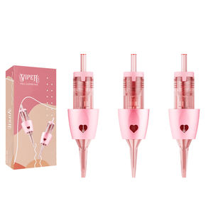 Système de membrane stérilisée en acier personnalisé en usine, aiguilles de cartouche de tatouage VIPER, jetables, permanentes, pour les tatouages des sourcils et des lèvres - Product Image 6