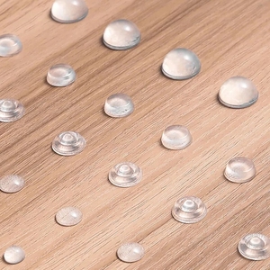 แผ่นยางซิลิโคนใสกันกระแทกสำหรับตู้  ลดเสียง  กันลื่น  ป้องกันผนัง - Product Image 2