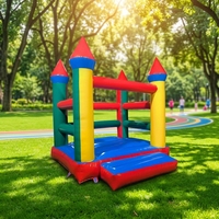Château gonflable écologique en PVC NOCO, maison de saut pour enfants, jeux d'extérieur, certifié BSCI FCCA, capacité de 300 kg, usage commercial