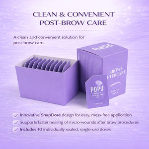 Gel Lenitivo POPU per Microblading e PMU, Gel Riparatore per Tatuaggio Sopracciglia con Ceramide e Peptidi - Product Image 3