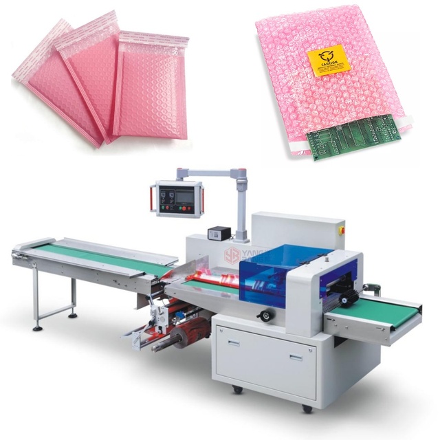 Air Wrap Bubble Film Making Machine High Output Air PE Film Packing Machine for Electric Parts