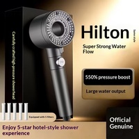 Pommeau de Douche Personnalisé de Haute Qualité avec Filtre, 5 Types de Jets, Économiseur d'Eau avec Filtration Anti-Bactéries et Métaux Lourds