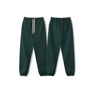 <span class=keywords><strong>Pantaloni</strong></span> Jogger <span class=keywords><strong>in</strong></span> Cotone Terry Pesante da Uomo <span class=keywords><strong>con</strong></span> Coulisse e Laccetti alla Caviglia, Stile Casual Streetwear, Personalizzabili - Product Image 3
