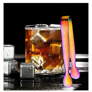Pince à glaçons en acier inoxydable pour sucre en cubes, petite pince de service pour apéritifs, thé, café, outils de bar et cuisine - Product Image 4