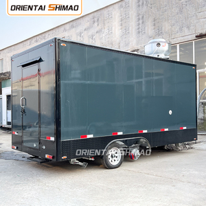 Oriental Shimao 14.11ft Square Fiberglass Mobile Kitchen Street Catering Vehicle Fully Equipped Commercial Food Candy Chips - Product Image 3