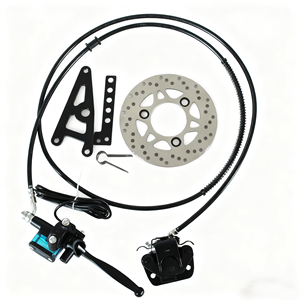 Freins de vélo électrique haut de gamme, frein à disque hydraulique pour scooter électrique, kit de remplacement de vélo électrique, levier de frein à arrêt automatique - Product Image 1