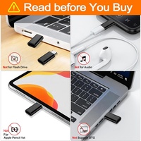 Adaptateur convertisseur Premium Lightning 8 broches femelle vers USB Type C mâle pour iPhone 16 15 Samsung S25 S24 S23 S22 S21