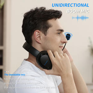 Écouteurs de jeu sans fil BINNUNE BG02, écouteurs montés sur la tête, stéréo 2.4G Bluetooth double mode PS4 XBOX - Product Image 4