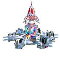 Manège Rotatif Navette Spatiale 360° pour Parc d'Attractions