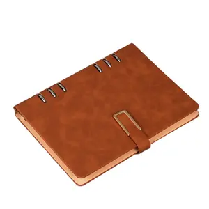 Wholesale Pu Leather A5 A6 Notebook Notepad Soft Diary Pocket Book With Custom Logo