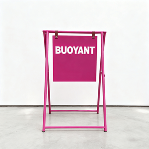 แผงวางบนทางเท้าแบบพับได้ทำจากโลหะสำหรับวางบนทางเท้าโครงป้ายพื้นแผงแซนวิชแบบปรับแต่งได้ - Product Image 4