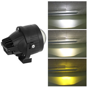 Lente de proyector Led de 3 pulgadas, lámpara antiniebla para coche, luz de trabajo de doble Color de 110W, lámpara de conducción antiniebla H11 para motocicletas, coches, camiones, todoterreno - Product Image 2