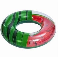 Waterhan Populaire Chaise Longue Flottante Gonflable en PVC pour Fête d'Été à la Piscine, Nouveauté Motif Pastèque, Bouée de Natation pour Enfant