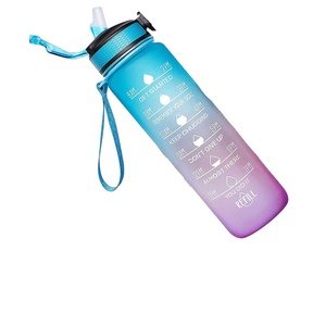 Hot Selling Sport Bottles Transparent Plastic Big Water Bottle