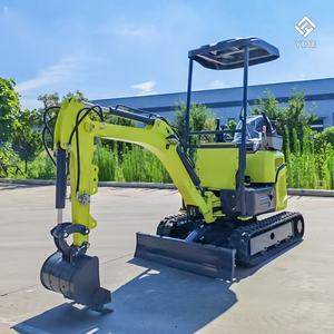 <span class=keywords><strong>Mini</strong></span> Excavadora de 1.3 Toneladas, Excavadora de Orugas de Alta Resistencia con Accesorio de Enganche Rápido para Agricultura y Jardinería - Product Image 1
