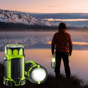 Trung Quốc bán buôn đa chức năng lanterne <span class=keywords><strong>de</strong></span> cắm trại rechargeables thông minh năng lượng mặt trời 400 Lumens LED đèn pin & cắm trại đèn lồng - Product Image 1