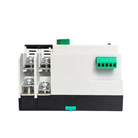 Commutateur de transfert automatique triphasé HANDELE HDATS-125PV/4P ATS sur rail DIN, double alimentation PC, 50/60Hz 400V AC, capacité de coupure 100A