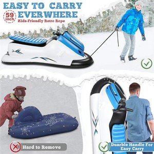 Traîneau gonflable de motoneige frais résistant au froid personnalisé <span class=keywords><strong>pour</strong></span> <span class=keywords><strong>2</strong></span> personnes et avec siège de 30 pouces - Product Image 6