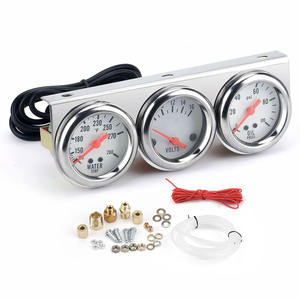 Instrument combiné triple jauge de 52 mm, jauge mécanique de température de l'eau, de pression d'huile et de tension pour 2 pouces pour Auto Meter - Product Image 2