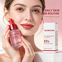 Soin Visage Anti-âge Exfoliant Hydratant Sans Cruauté à l'Acide Tranexamique, Peptides et Vitamine C 30ml