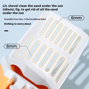 Cuillère <span class=keywords><strong>à</strong></span> litière en plastique pour <span class=keywords><strong>chat</strong></span> avec <span class=keywords><strong>pelle</strong></span> <span class=keywords><strong>à</strong></span> sable creuse et sac <span class=keywords><strong>à</strong></span> caca accessoires intégrés pour litière pour <span class=keywords><strong>chat</strong></span> - Product Image 2