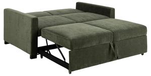 Sofá de Tela Verde de <span class=keywords><strong>Dos</strong></span> <span class=keywords><strong>Plazas</strong></span> de Estilo Tradicional con Cojines Suaves Rellenos de Esponja, Duradero y Ecológico - Product Image 4