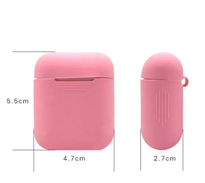 Funda protectora de silicona para <span class=keywords><strong>Airpods</strong></span> 1/2/3 de Apple, funda de TPU suave y ultrafina para <span class=keywords><strong>Airpods</strong></span> Pro TWS, accesorios para auriculares inalámbricos - Product Image 4