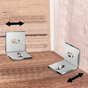 Staffa di estensione per Desktop in legno per impieghi gravosi in acciaio a forma di Z chiusura di fissaggio per chiusura Desktop - Product Image 4