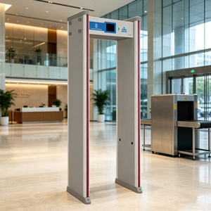 Détecteur de métaux intelligent à passage traversant 18 zones avec alarme sonore et lumineuse double pour aéroports et gares - Product Image 4