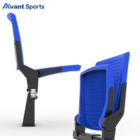Avant Sports Chaise de stade pliante Vip Gradins Sièges d'événement Système de sièges d'arène Tip-Up HDPE Siège d'audience en tribune extérieure