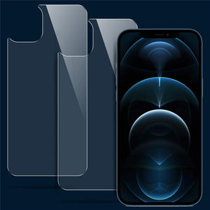 กระจกเทมเปอร์กันรอยหลัง2.5D 9H ใหม่สำหรับ <span class=keywords><strong>iPhone</strong></span> 12 PRO MAX MINI เคสป้องกันหลังแบบเต็มจอสำหรับ <span class=keywords><strong>iPhone</strong></span> <span class=keywords><strong>13</strong></span> - Product Image 6