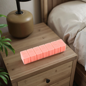 Organisateur de pilules en plastique transparent sans BPA de 7 jours Boîte à médicaments de conception ouverte à ressort <span class=keywords><strong>pour</strong></span> le stockage hebdomadaire de pilules en matériau PP de voyage - Product Image 3