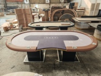 Table de jeu de casino personnalisable de qualité supérieure YH, table de poker Texas Hold'em pour le divertissement