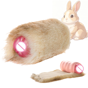 Jouet en peluche - Jouet sexuel masculin en peluche style fourrure Rosie 18+ - Masseur de pénis doux - Conception portable - Facile à nettoyer - Masturbateur masculin en silicone - Product Image 1