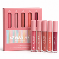 Emballages de luxe gaufrés écologiques en carton ivoire pour gloss et rouges à lèvres, personnalisables OEM&ODM, prix de gros, cosmétiques scintillants