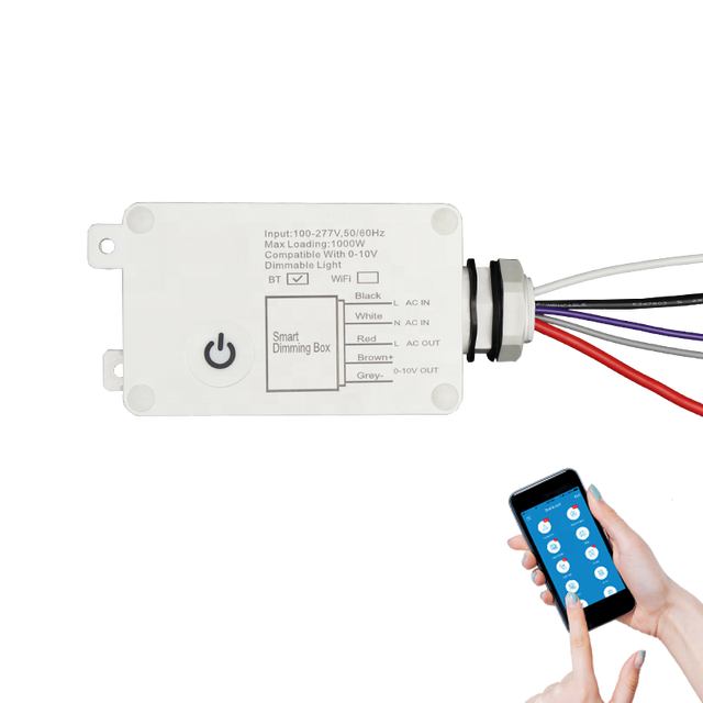 Smart Control Wireless Wifi BT Smart Dimmer Wall Switch 120v 230v Triac 100-277v Light Controller 0-10v Tuya Dimmer 0 10v