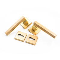 Ensemble de poignées de porte en acier inoxydable au design industriel personnalisé pour usage intensif, idéal pour les entrées extérieures, les halls, les salles de bain, les cuisines et les entrepôts.