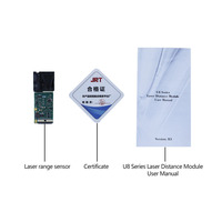 Module de mesure de distance laser JRT 30 mètres, lumière rouge visible, 40 m, 650 nm, module télémètre laser UART, capteur de distance haute précision 3 mm