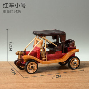 Modello di auto d'epoca <span class=keywords><strong>in</strong></span> <span class=keywords><strong>legno</strong></span> intagliato a mano elegante incisione artigianale per uso domestico Vintage decorazioni Creative per la casa - Product Image 6