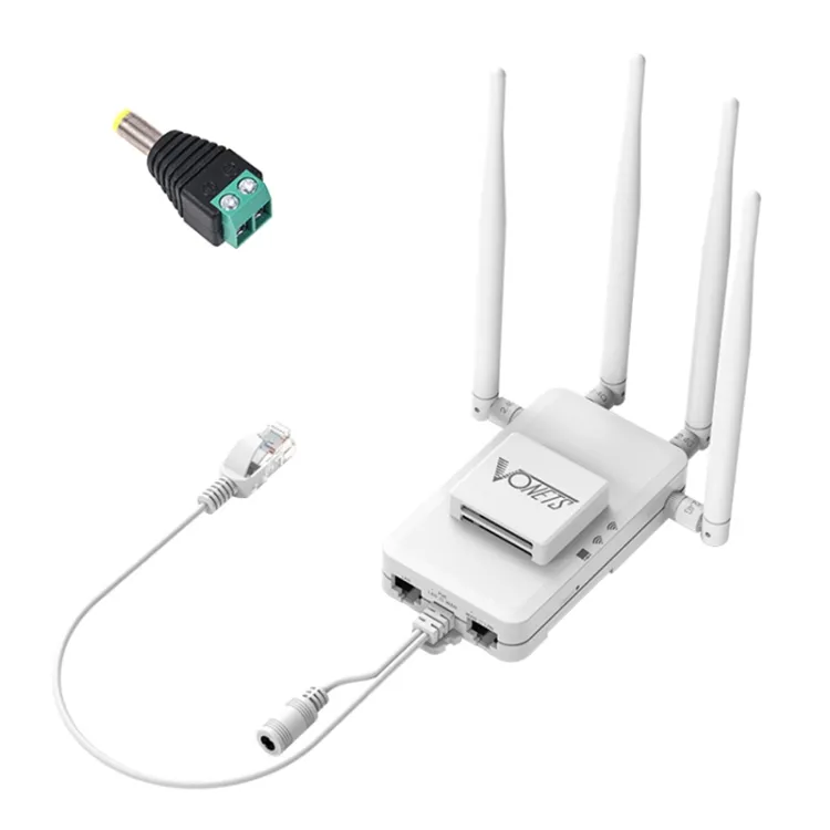 VONETS VAR600-H 600Mbps สะพานไร้สาย WiFi Repeater พร้อมอะแดปเตอร์ DC เกรดอุตสาหกรรม Gigabit Repeater ผลิตภัณฑ์อิเล็กทรอนิกส์