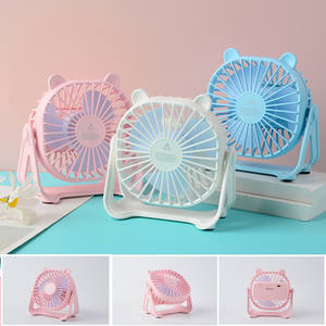 พัดลมตั้งโต๊ะขนาดเล็กแบบชาร์จไฟได้ เงียบ หมุนได้ 360 องศา และปรับได้ - Product Image 2