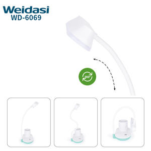 Lampe de table de lecture led Portable et rechargeable avec porte-crayon et USB - Product Image 5