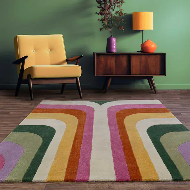 שטיח צמר ויסקוזה מותאם אישית מודרני מינימליסטי ארוג ביד טורקיה פרסי בוהמי משי FF שטיח לסלון