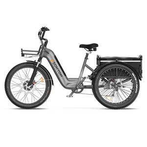 Offre Spéciale haute puissance 2025 entrepôt américain livraison gratuite vélo cargo électrique 500W Tricycles électriques vélo électrique à <span class=keywords><strong>trois</strong></span> <span class=keywords><strong>roues</strong></span> - Product Image 3