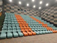 Fabricant Professionnel – Siège de Théâtre Moderne en Cuir Confortable, Extra Profond et Pliable pour Adultes de Grande Taille – Chaise d'Auditorium