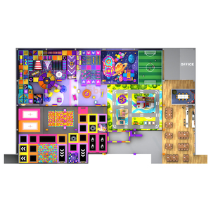 Estructura de Juego de Alta Calidad, Personalizable, para Parques de Diversiones Comerciales, Equipo de Juegos Interior para Niños - Product Image 3