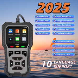 2025 V539 OBD2 Scanner aggiornamento USB alimentato lettore di codice di guasto per auto 1996 + <span class=keywords><strong>OBD</strong></span> II protocollo veicoli compresi camion strumenti di scansione - Product Image 3