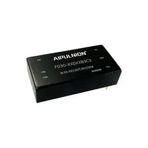 30w เอาต์พุตคู่ dcdc โมดูลแปลง 48v to12v -12v THT FD30-36D12B3C3