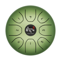Tambour à langue en acier 5,5 pouces Jaune Macaron Instrument de percussion Gamme musicale naturelle C D E F G A B C Fabricant en gros